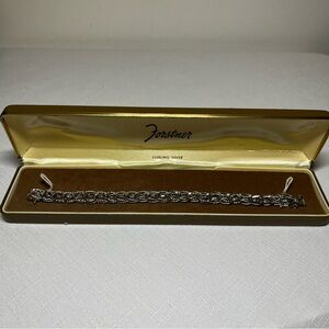 Vintage 60's Exquisite Airflex Sterling Silver STG Link 7.5" Bracelet